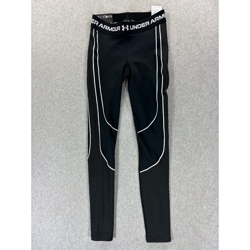 NWT Under Armour Compression Mid Rise Base Layer Bottoms (Women's Small) Black